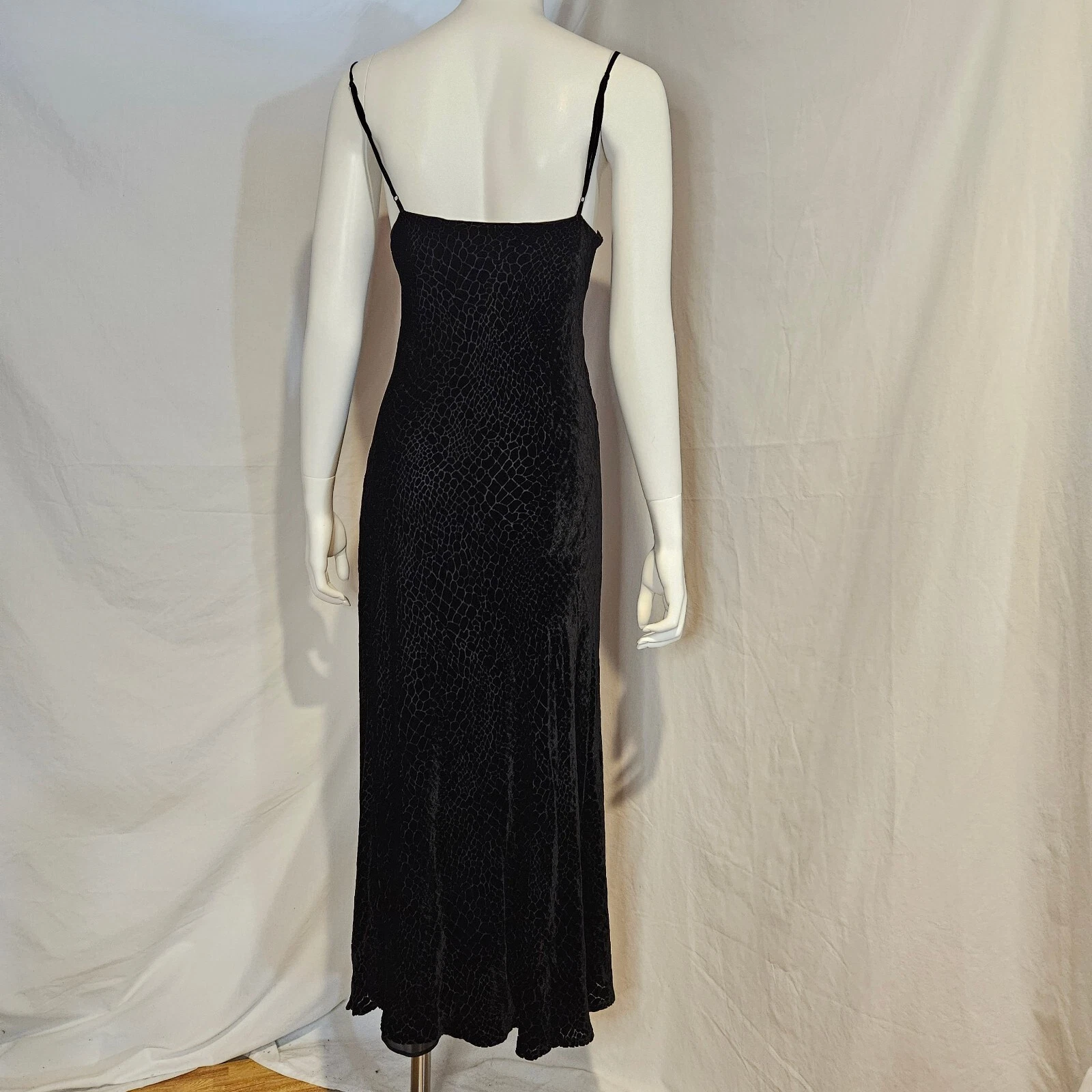 UNDERCOVER Maxi abito da notte Victoria's Secret Slip Miscela Seta Maxi Abito Grande Velluto Rettile
