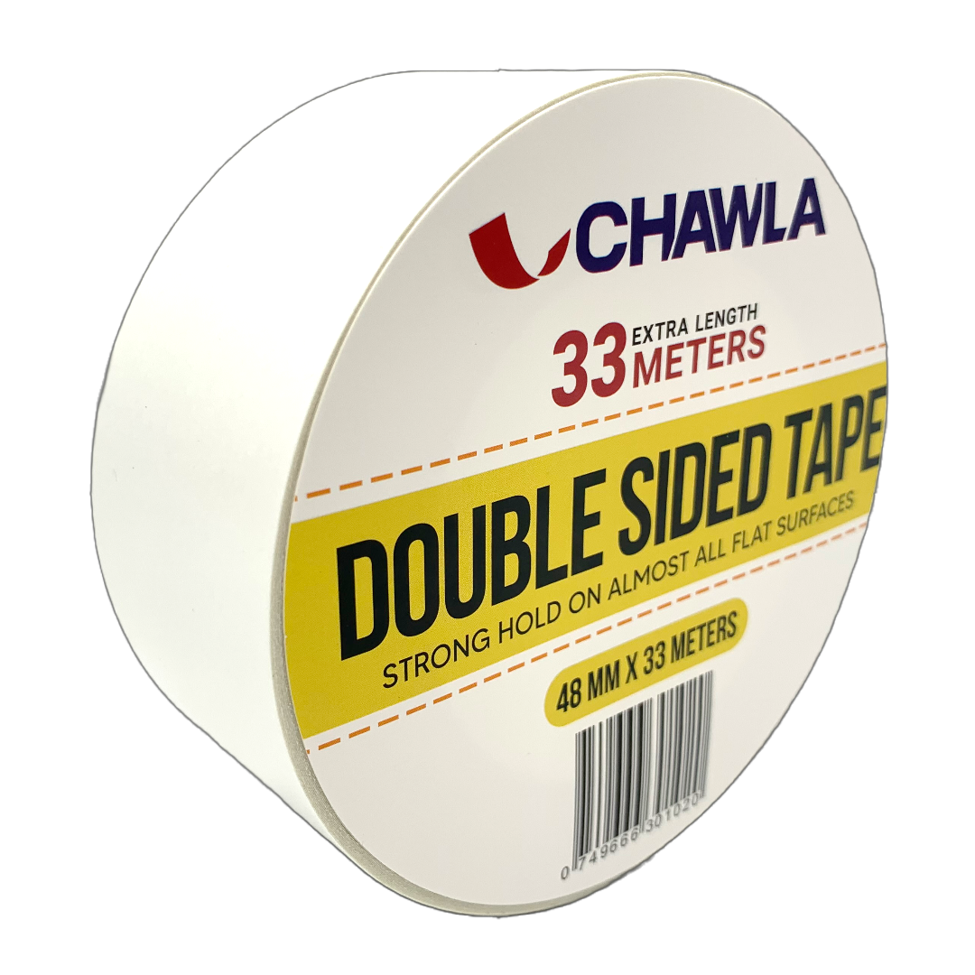 DOUBLE SIDED TAPE CLEAR TAPE STRONG CRAFT ADHESIVE 12MM 24MM 45MM x 33M