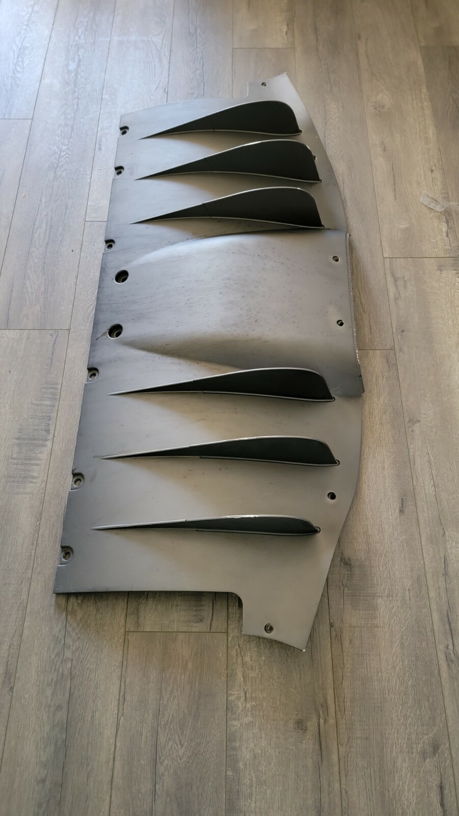 FERRARI 458 ITALIA REAR BUMPER DIFFUSER COMPLETE OEM 82456300 82456310