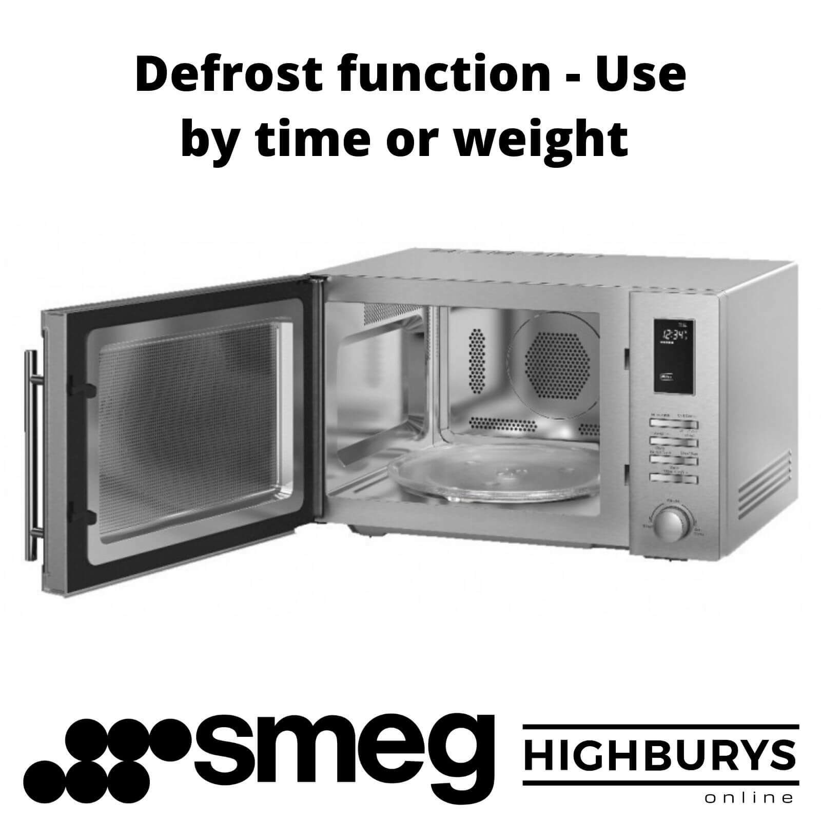 NEW Smeg 2 in 1 Microwave Oven Grill Convection 34L Stainless Steel 1000W SA34MX eBay