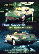 2003 Aston Martin DB AR1 Zagato Vintage Advertisement Print Art Car Ad K95