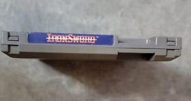 Iron Sword Wizards & Warriors ll Nintendo NES funzionante custodia crack cartuccia gioco 