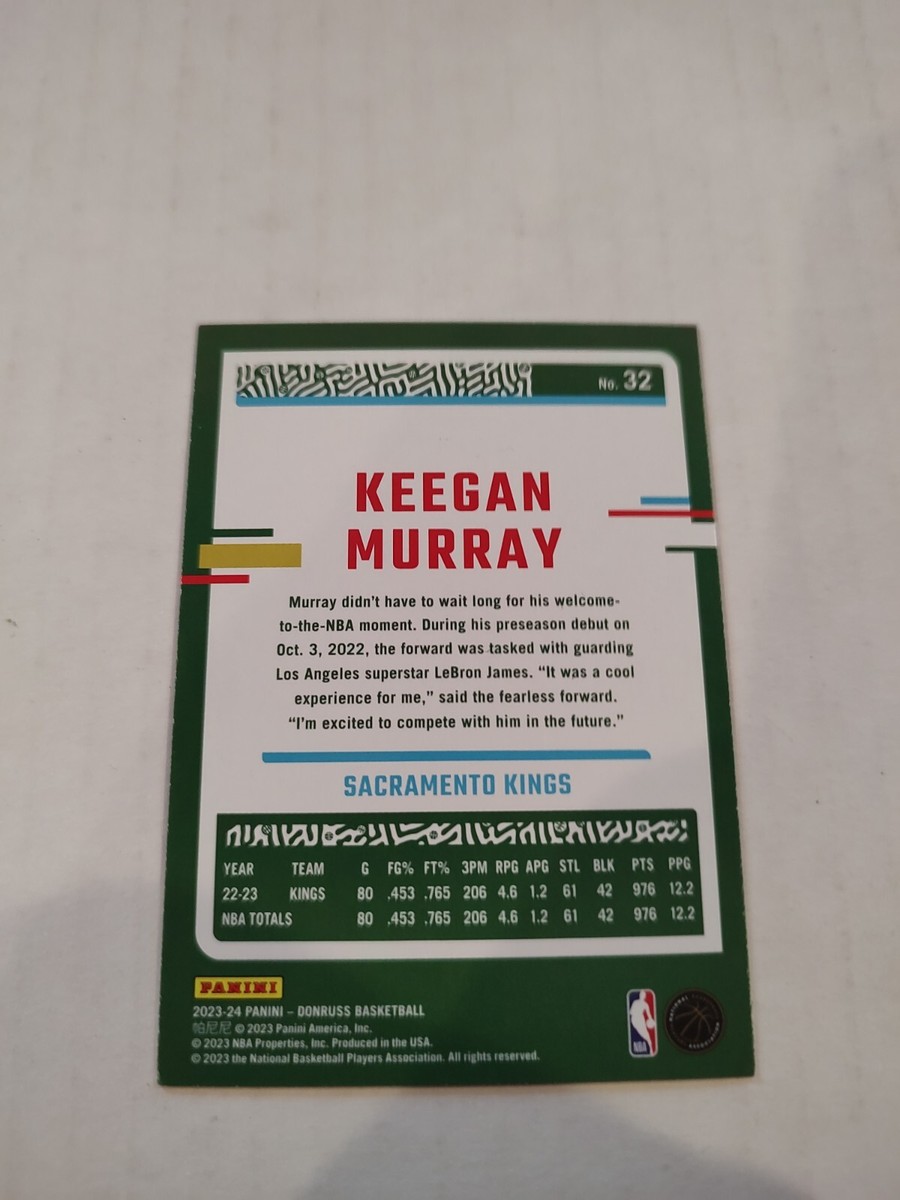 keegan murray199枚限定 2024-25 Panini Totally Certified Keegan Murray Pink Mirror
