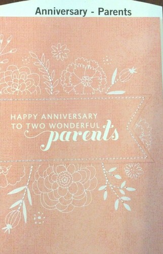 ANNIVERSARY Card for My PARENTS, Wedding Anniversary MOM AND DAD HALLMARK 50C - Picture 25 of 50