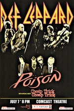 Def Leppard   Concert Poster FREE SHIPPING 12"x18"