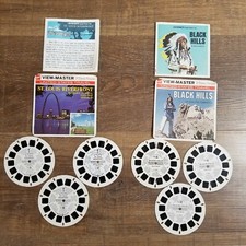 1975 ST. LOUIS MO  BLACK HILLS SD View-Master Reels A456  A486  booklets