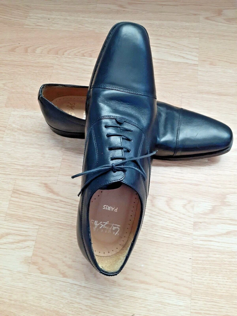 galeries lafayette paris men s shoes Euro size 44 mens size 9 Black Leather Lace eBay
