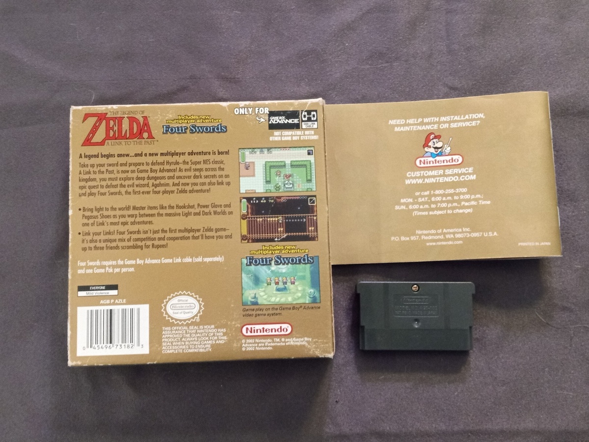 Legend of Zelda A Link to the Past Nintendo GameBoy Advance GBA