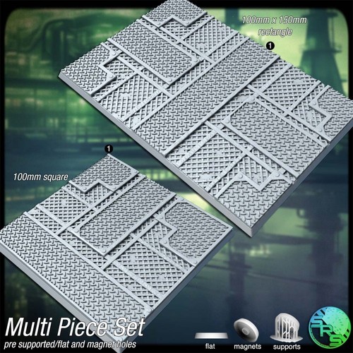 Industrial bases Legion Terrain Scenery Tabletop Miniatures 28mm - Picture 8 of 18