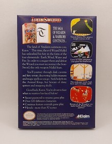 NES - Ironsword: Wizards & Warriors II 2 Iron Sword - Box Cover ONLY