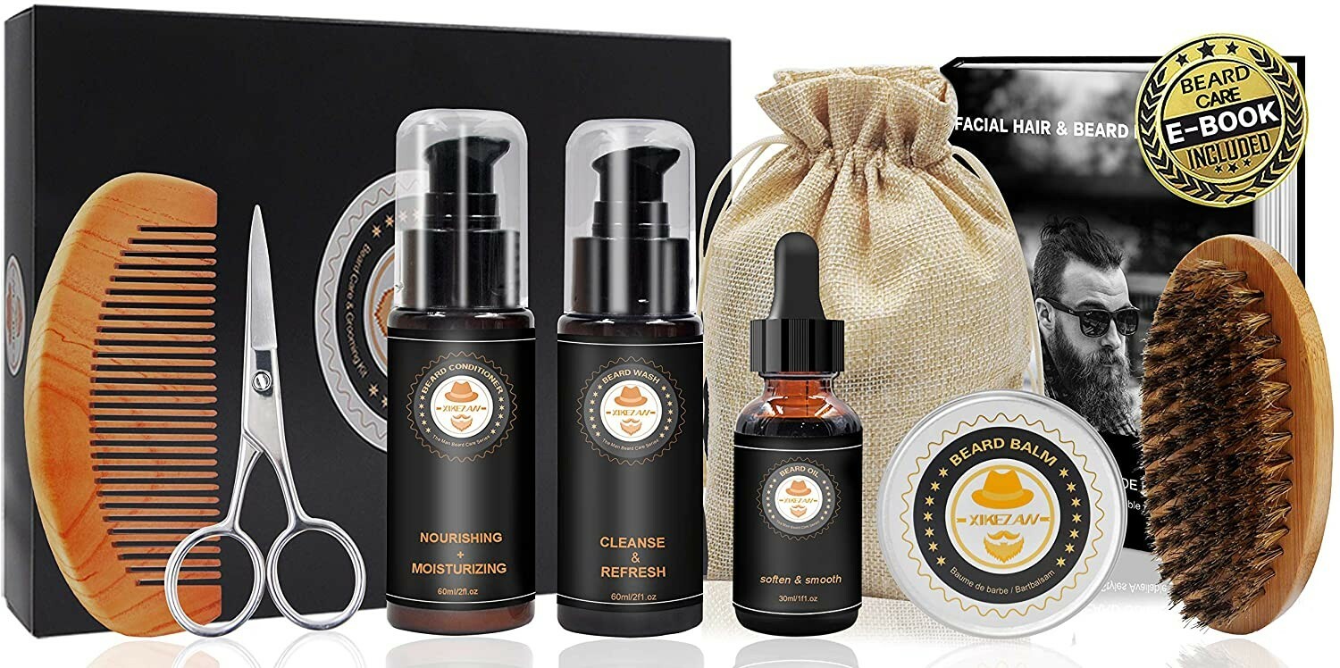 Kit entretien complet soin de barbe pour homme idée cadeau anniversaire