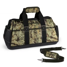 WORKPRO 16" Wide Mouth Tool Bag w/Adjustable Shoulder Strap Zipper Sturdy Bottom