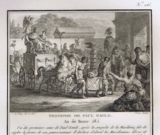 Triumph of Roman General Aemilius Paulus, Year of Rome 584 - 1810