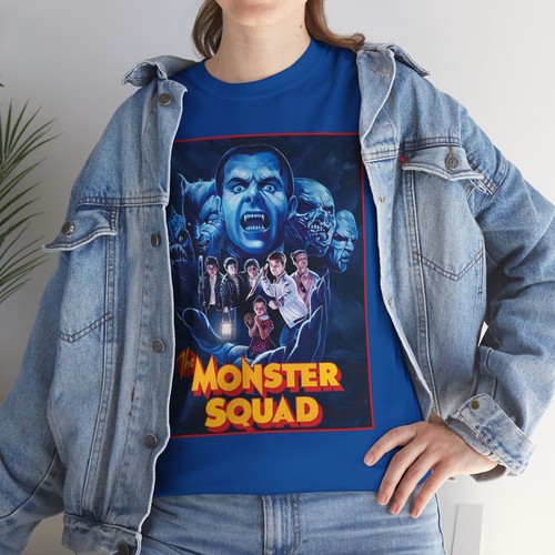 Monster Squad Movie Ricky P Fitted T shirt Unisex Heavy Cotton Tee - Picture 18 of 23