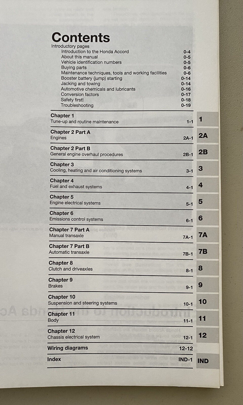 Haynes Honda Accord repair manual How To 1984 1985 1986 1987 1988 1989