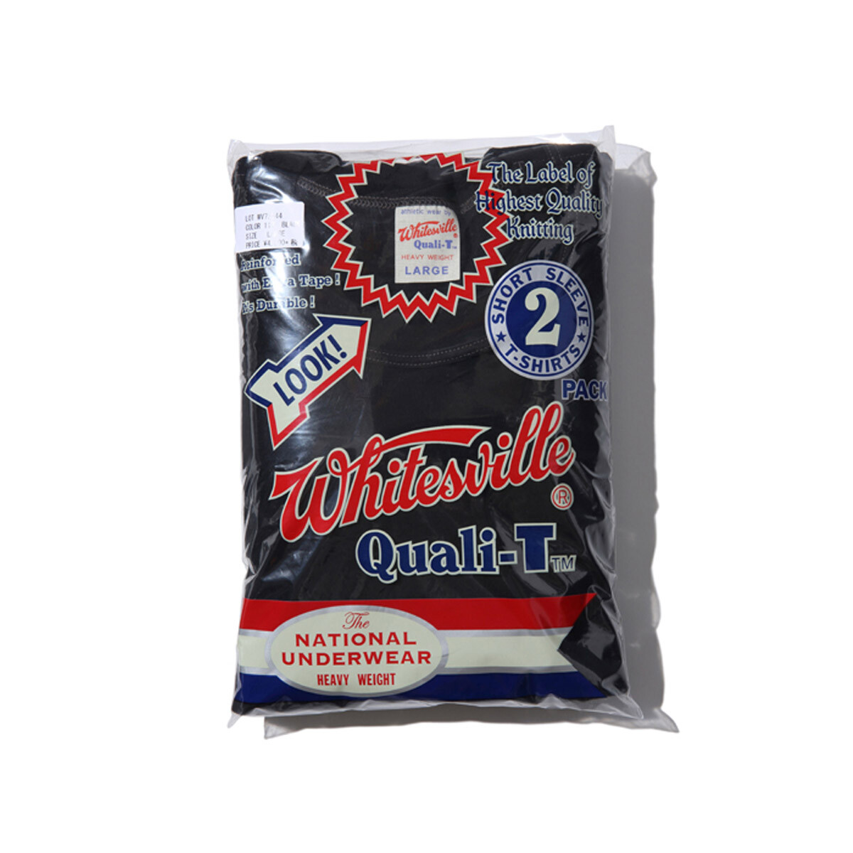 WHITESVILLE T-SHIRT WV73544 2-PACK White Toyo Enterprise NEW WHITESVILLE T-SHIRT WV73544 2-PACK White Toyo Enterprise NEW