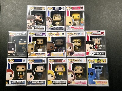 FUNKO POP ASSORTED BUNDLE OF 13 NEW IN BOX WITH VINYL PROTECTOR