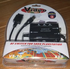 NEW Video Game Switch RF Adapter for Playstation 1  2 PS2 PS1 Consoles Sealed