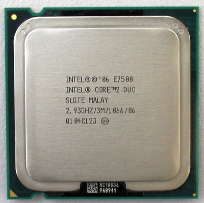 Intel Core 2 Duo E7500 SLGTE - 2,93 GHz 2 (AT80571PH0773M) CPU Prozessor