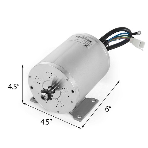 48V DC Brushless / brush Electric Motor Kit f Scooter Go Kart Reduction