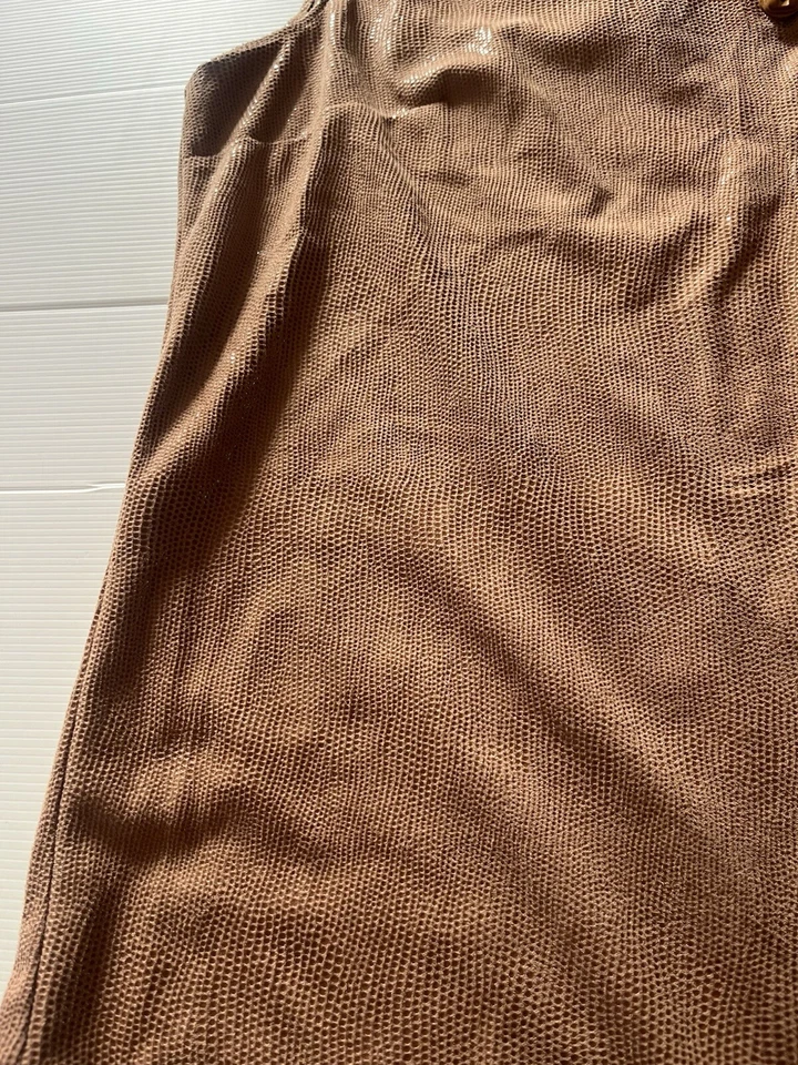 VINTAGE Joseph Ribkoff Sleeveless Button Up Top Blouse Size 12 Brown Made In Aus Foto 3 de 4