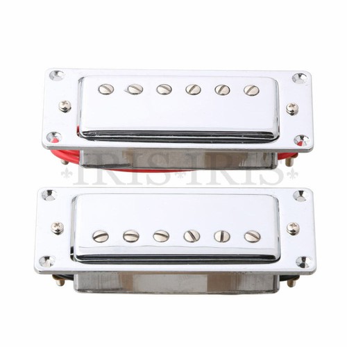 2PCS Sealed Bridge and Neck Pickup Mini Humbucker for LP Guitar - Picture 2 of 10