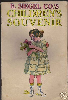 1915 B. SIEGEL Detroit MI Dept Store GIVEAWAY Kids Book - 第 1/2 張圖片