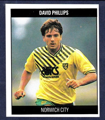 ORBIS 1990 FOOTBALL SAMMLUNG - #M88 - NORWICH CITY - DAVID PHILLIPS