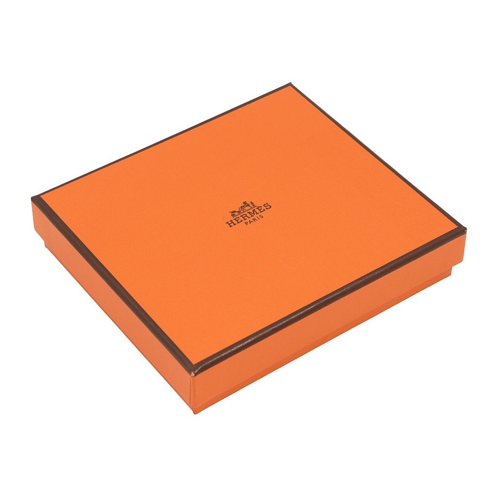 Hermes Azap Compact Silk In Coin Case Black Epson 4.3in Silver Hardware New thumbnail 8