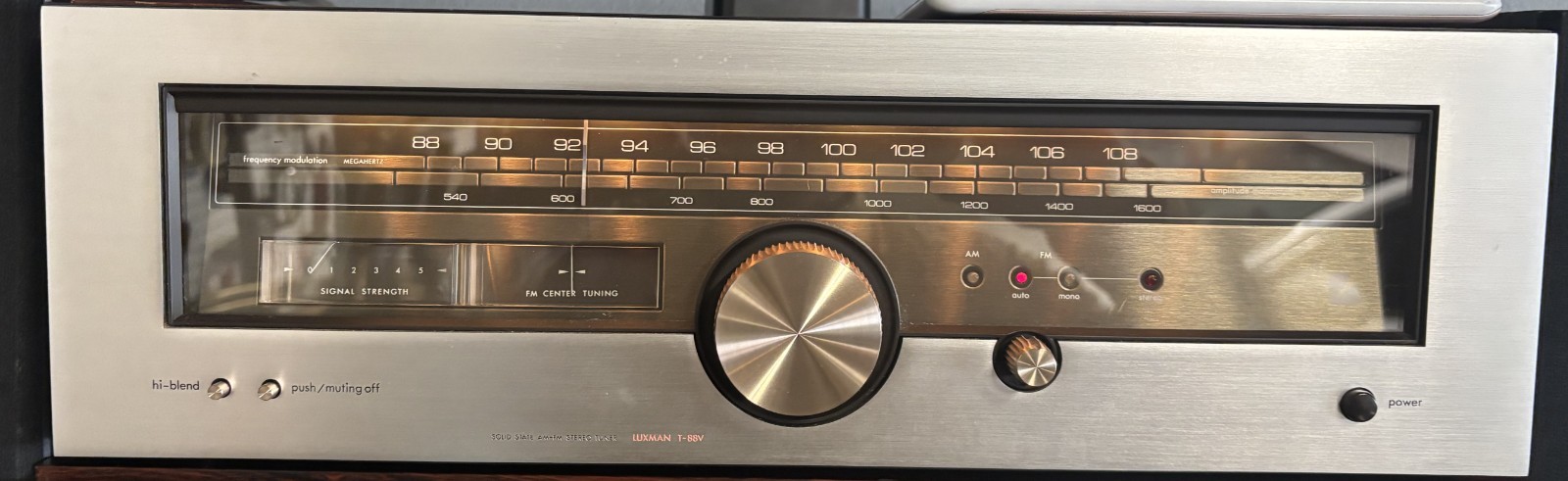 Luxman T-88V vintage audio equipment - eBay listing photo 1