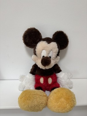 Mickey Mouse Disneyland exklusives braunes Plüschtier Stofftier neu mit Etikett 