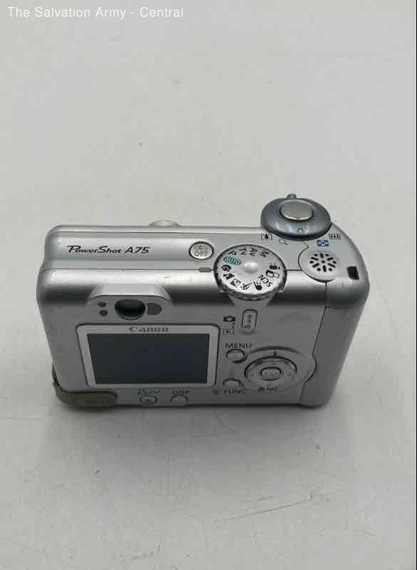 Canon PowerShot A75 Silver 3x Zoom 3.2 Megapixel Digital Camera - Image 3 of 4