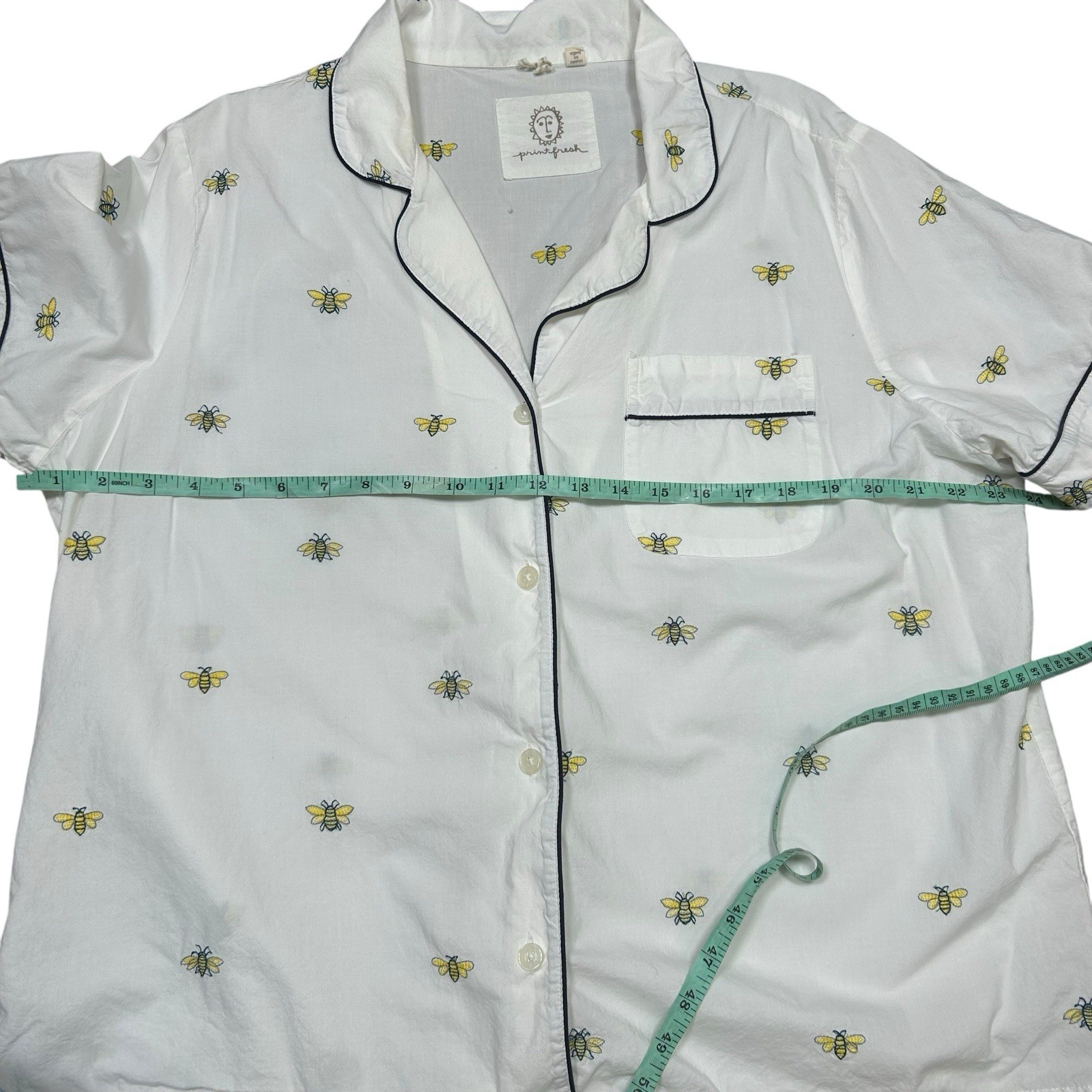 Printfresh beekeeper cloud short sleeve pajama to… - image 5