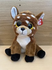 Classic TY Beanie Babies Buckley Deer Original 10" - Soft Plush Toy - with tags 