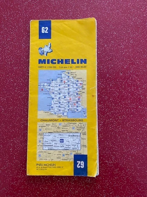 CARTE MICHELIN - GENEVE - BERN