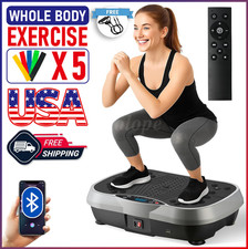NEW Vibration Plate Exercise Machine Vibrate Platform Whole Body Workout Fitness