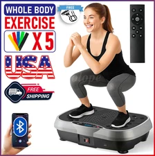 NEW Vibration Plate Exercise Machine Vibrate Platform Whole Body Workout Fitness