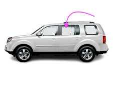 Fits: 2009-2015 Honda Pilot Driver Left Rear Door Window Glass CLEAR