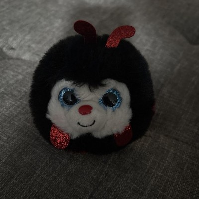 TY Puffies (Beanie Balls) Plush - IZZY the Ladybug (3 inch)