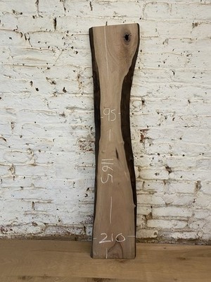 Waney Edge Live Edge Nussbaum Brett Landhausdiele Platte River Table