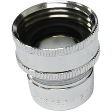 Brass Faucet Aerator, 3.75" x 1.875", Polished Chrome