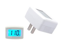 Plug-Type Home Digital Voltmeter AC 120V 80-300V AC Meter Plug and Play