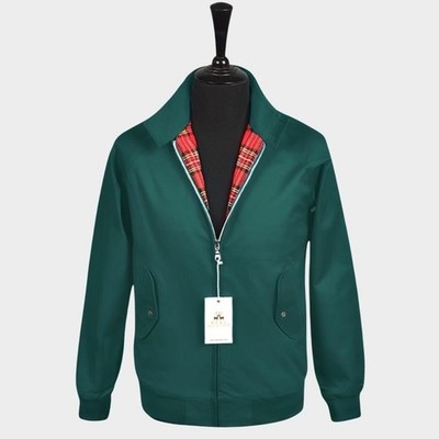 Real Hoxton - PUNK SKA HARRINGTON Jacke - GRÜN GRÖSSE 4XL XXXXL NEU OHNE ETIKETT