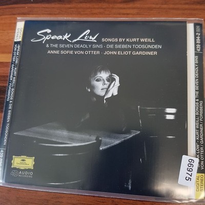VON OTTER / GARDINER kurt weil - speak low PMDC GERMANY VG+/VG+ (CD Album)