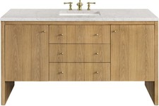 James Martin Vanities 435-V60S-3EJP Hudson 60