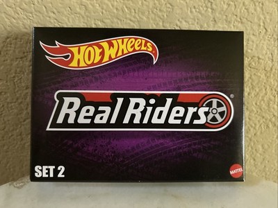 Hot Wheels ~ Wheels Pack Set 2 - Real Riders : Set of 6 in Sealed Box
