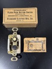 AntiqueMother Of Pearl Push Button Light Switch Fix ON/OFF Throw 5A 10A USA NIB — photo 1