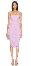 Katie May Bianca Dress lilac asymmetric hem size S NWT $235msrp