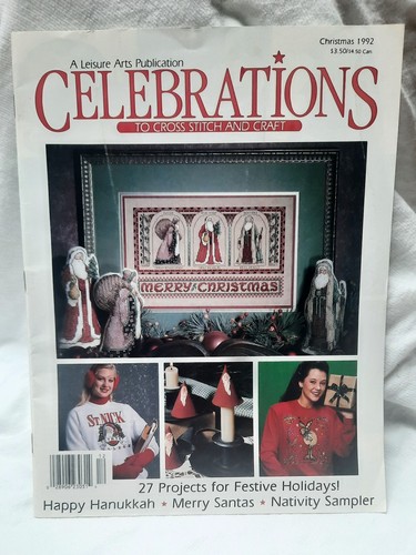 Lot Of 5 Vintage Leisure Arts And Celebrations Cross Stitch Magazines - 第 6/6 張圖片