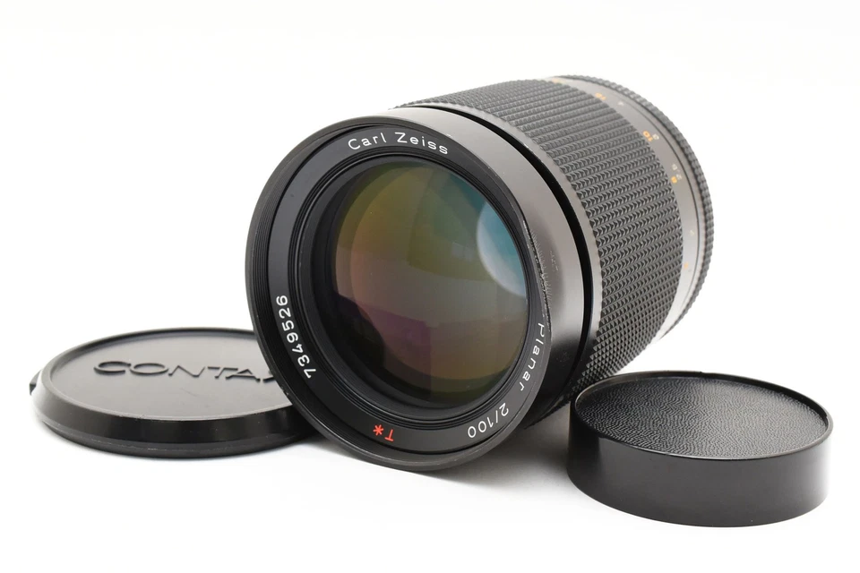 [Exc+4] Contax Carl Zeiss Planar T* 100mm f/2 MMJ Lens From JAPAN - Image 2 of 4